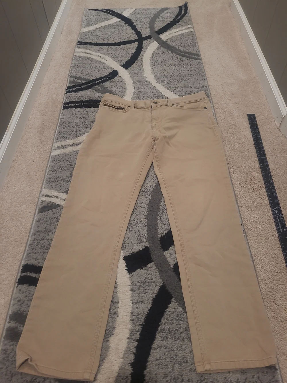 Banana Republic Jeans Mens 32x30 Brown Travel Slim Fit Stretch Denim Pants
